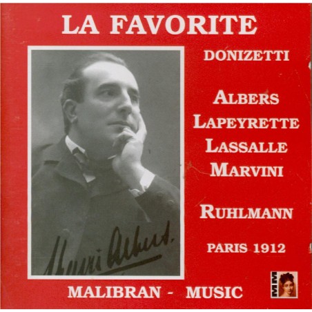 DONIZETTI - Ruhlmann - Favorite (La) : extraits de la version française